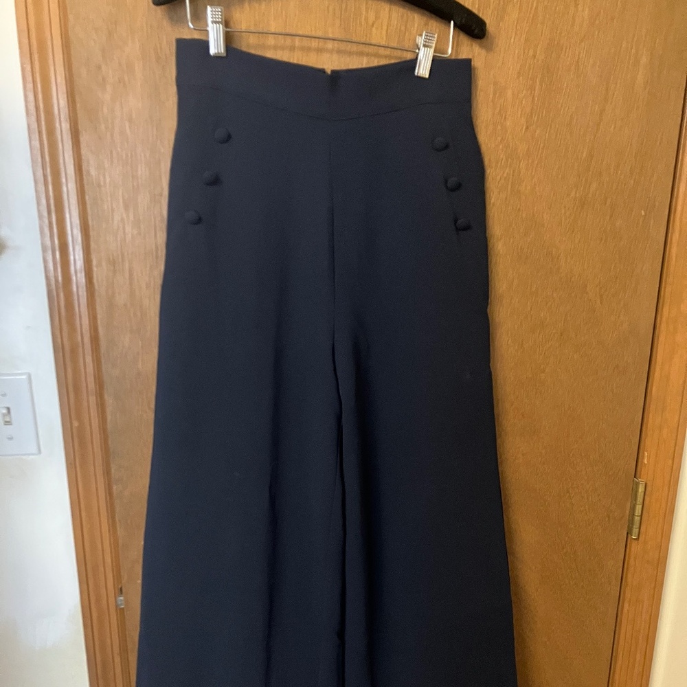 Forever 21 Navy blue sailor pants size M